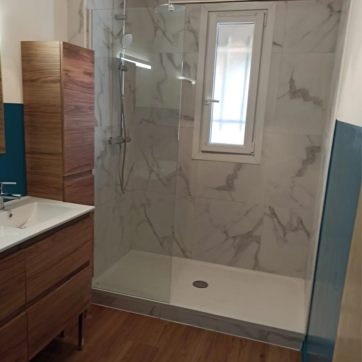 Création de salle de bain sous combles