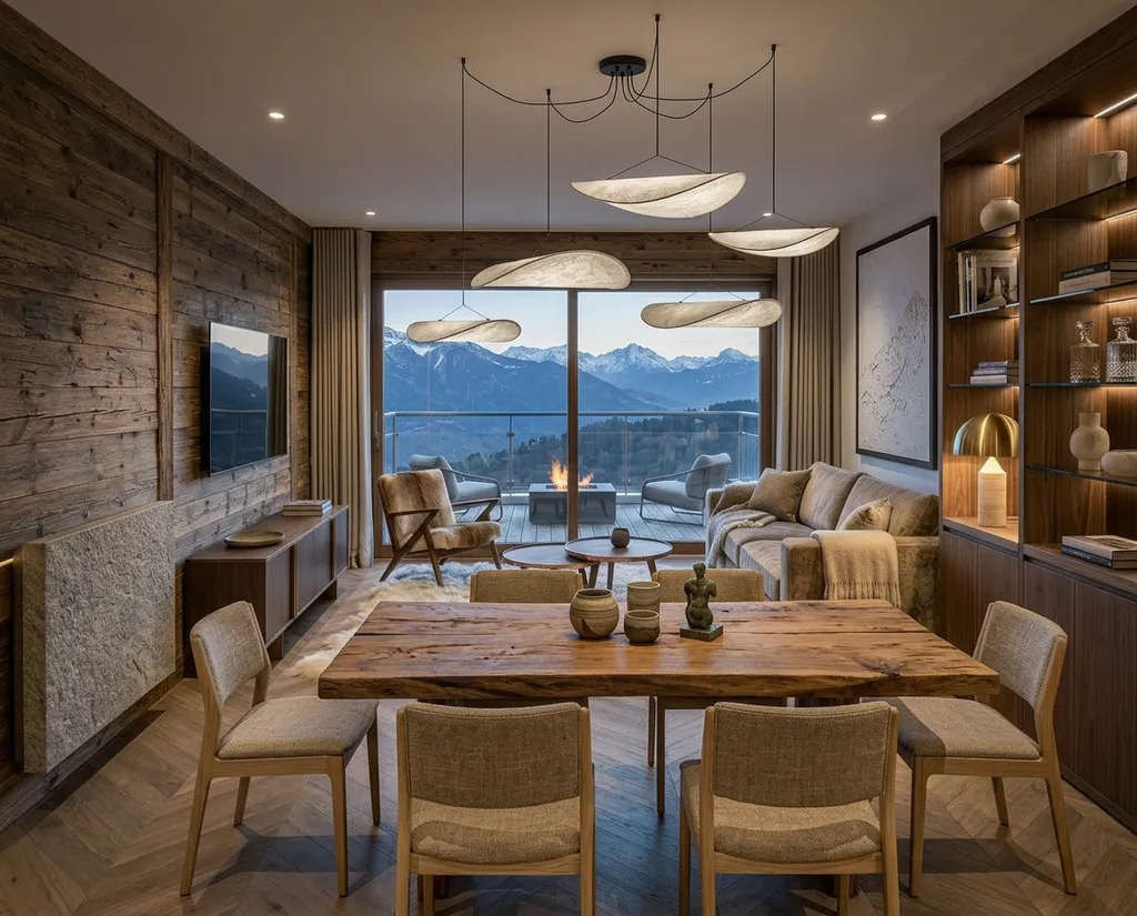 Aménagement intérieur moderne et chaleureux