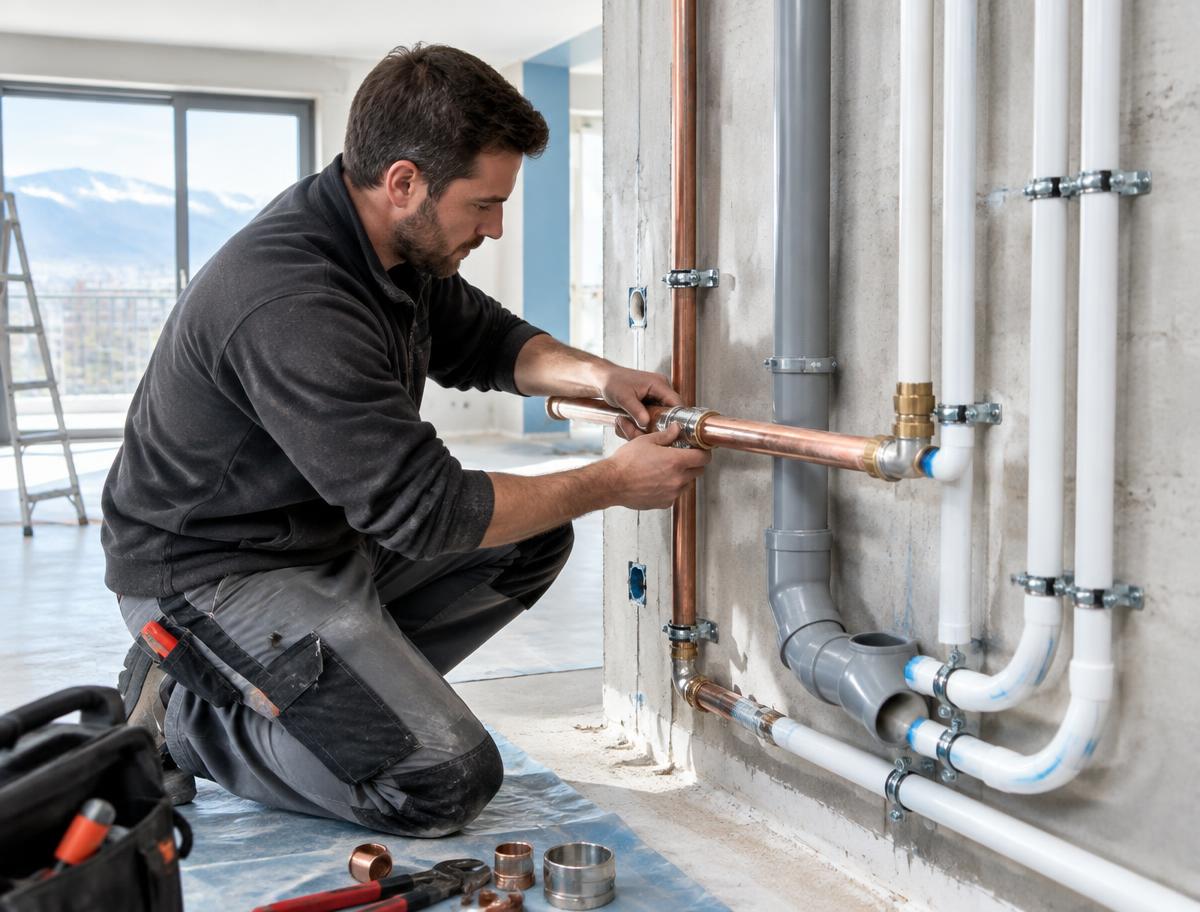 Rénovation et création de réseaux de plomberie