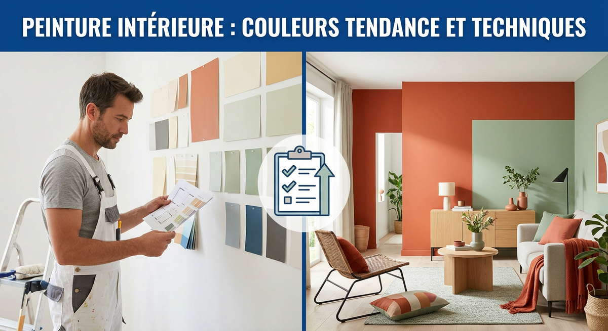 Peinture Intérieure : Couleurs Tendance et Techniques